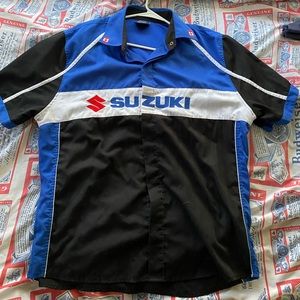 Suzuki Pit Gear Mechanics Work shirt